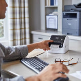 Wide Format Label Printer, Shipping & Postage Labels 4” x 6”, Barcode & QR Code, High Speed Brother