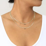 Nuragold 10K Real Yellow Gold Cuban Curb Solid Italian Link Chain Necklace