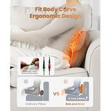 BOB AND BRAD Back Massager with Heat FSA Eligible, EZBack Corded Back Massager for Pain Relief Deep Tissue, Shiatsu Back Shoulder and Neck Massage Pillow, Soothing Full-Body Relief for Women Men
