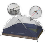 Bessport Camping Tent for 3 Person, Lightweight Backpacking Tent Waterproof Windproof Two Doors Easy Setup Double Layer Outdoor Tents for 3 to 4 Seasons, Suitable for Outdoor,Hiking,Camping