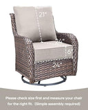 ACTREST Luxury 6-Inch Outdoor Seat Cushions