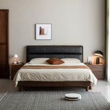 YESWOOD 100% Solid Wood Nightstand, Walnut Night Stand with Drawers