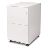 Modern Soho Design 2-Drawer Metal Mobile File Cabinet with Lock Key