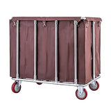 Laundry Basket On Wheels Commercial Rolling Laundry Sorter Cart with Wheels, Hotel Housekeeping Service