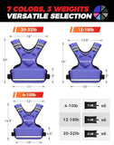 BAGAIL Adjustable Weighted Vest for Women 4-10lb, Comfortable U-Neck Rucking Vest with 6 Removable Weights, Storage Pocket and Reflective Strips for Walking