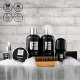 Gifts for Men, Fathers Day Gifts for Dad Body And Wash Gift Set Beard Kit and Body Care, Sandalwood Spa Baskets, Bath and Beard Grooming Kit, for Husband, Beard Balm Growth Oil