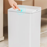 BXFIRS Household Smart Trash Cans are Automatic in The Kitchen Bedroom Bathroom ABS Garbage bin(OneColor)