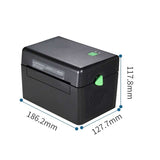 GRSJKRI Desktop 4x6 Thermal Label Printer Compatible for Shipping Package Small Business