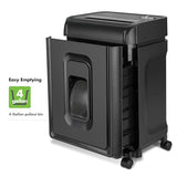 AU1035XA 10-Sheet Crosscut Paper/Credit Card Shredder with 4-Gallon Pullout Wastebasket Aurora