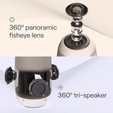 Owl Labs Meeting Owl 3 - 360° 1080p HD Conference Room Camera, AI-Driven Speaker-Tracking, 18-Foot Mic Pickup - Certified for Microsoft Teams