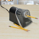 Evolution Axis Heavy Duty Classroom Pencil Sharpener, Black and Silver Westcott