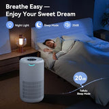Air Purifiers for Home Large Room Up to 1680 Ft², Tailulu H13 HEPA Air Filter Cleaner, 360° Air Intake & Outlet,Smoke Dust Pollen,15dB Sleep Mode Air Purifiers