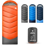 TANSTRIDER Sleeping Bags for Adults Teens, 3 Season Lightweight Camping Sleeping Bag, Compact Waterproof Backpacking Gear for Men Women, Warm Weather Hiking Travel, Compression Sack, 86.6x31.5, 3lb