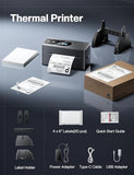 Phomemo Thermal Label Printer Upgraded with Touchable Screen, Shipping Label Printer for Small Business