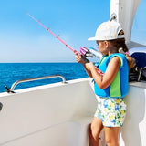 WIDDEN 2 Pack Kids Fishing Pole, Portable Telescopic Kids Fishing Poles Set for Boys and Girls, Fishing Rod and Reel Combo Kit with Tackle Box, and Fishing Net, Best Fishing Pole for Toddler Youth