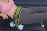 FLYBAMBOO Hip Thrust Belt for Dumbbells,Booty Belt for Hip Thrust Slip-Resistant Padding Green