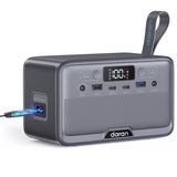 DaranEner Portable Power Station 28,000mAh LiFePO4 Battery, 100W(200W Peak) Solar Power Bank, Portable Charger Mini Generator with AC Outlets & PD Fast Charging for Laptop/Camping