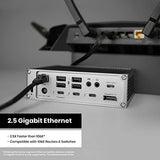 18-in-1 Thunderbolt 4 Docking Station, 98W Charging, 3* TBT4 (40Gb/s), 3* USB-C + 5* USB-A (10Gb/s), 2.5GbE LAN