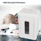 15-Sheet Super Micro Cut High Security Level P-5 Heavy Duty Paper/CD/Card Shredder for Home Office