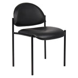 Boss Office Products 42" W Conference Table with 4 Stacking Chairs in Driftwood