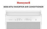 Honeywell 8,000 BTU Inverter Digital Window Air Conditioner, Ultra Quiet, 4 Modes, Eco, 550 sq ft Coverage
