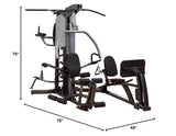 Body-Solid (F500/2) Multi-Station with 210lb Weight Stack Home Gym Machine, Arm & Leg Strength Training Functional Exercise Workout Station for Weight Lifting and Bodybuilding Body-Solid