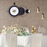 Anmotpe Large Wall Clock Black Modern Wall Clocks Nordic Style Clock Non Ticking Battery Operated Big Wall Clocks for Living Room, Kitchen, Dining Room, Bedroom-36.8X22inch