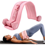 Exercise Hip Thrust Belt - Dumbbell Hip Thrust Belt, Thicken & Widen, Comfortable (Pink)