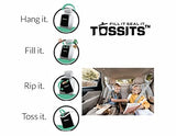 Tossits Disposable Car Trash Bag Hanging (Pink, Set of 7) - Leak-Proof, Smell-Proof Automobile Trash Container, Eco-Friendly