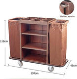 Heavy-Du Rolling Service Cart, Hotel Sto Trolley, Laundry Cart, Commercial Cleaning Cart, Laundry Basket on Wheels, Space-Saving Utili Cart for Hotels and Businesses