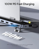 Laptop Docking Station Stand, 12 in 1 Triple 4K Display HDMI/DP, 10Gbps USB A/C Fast Data, PD 100W, Ethernet