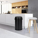 Garvee 17 gal/65 L Trash Can, Fingerprint-Proof Stainless Steel Swing Top Garbage Can
