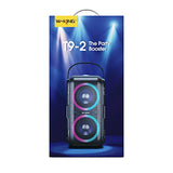 W-KING 180W Peak Bluetooth Speaker, 80W Party Portable Speaker Bluetooth Wireless Boom Box/4 Drivers with 2*Subwoofer/Deep Bass Tube, IPX5 Big Loud Large Speaker/Huge 105dB Sound/24H/EQ/U-Disk/TF/AUX W-KING