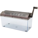 BUXGWLCH Household Mini A4 Paper Shredder Daily Financial Bill Hand-cranked Portable