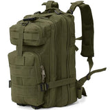 AUMENTAR Small Military Tactical Backpack, 30L Tactical Assault Bag for Men, Army Assault Rucksack GYM Hiking Backpack Bug Out Bag Amy Green