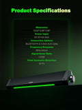 BLUEDEE Computer Speakers for Desktop PC, Computer Sound bar, HiFi Stereo Speakers for Computer Desktop, Bluetooth 5.0 and 3.5mm Aux-in PC Soundbar, USB/USB C Powered Gaming Speakers for pc, Laptop