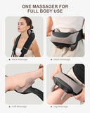 Heycool Cordless Neck and Shoulder Massager with Heat, Shiatsu Neck Back Massager Deep Tissue, 3 Massage Intensity & 2 Heating Area, Gifts for Women, Men