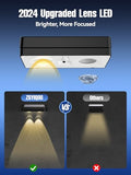 ZSYIQIXI Solar Fence Lights Outdoor Waterproof LED, RGB Fence Solar Lights