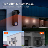 Wireless Smart Video Doorbell Intercom System, WiFi 1080P Video Doorbell Camera with Monitor,