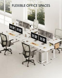 FLEXISPOT 79x32 Inch Electric Standing Desk, White