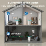 Yaufey 150 Pint Dehumidifier for Basement Home 8000 Sq. Ft. with Drain Hose