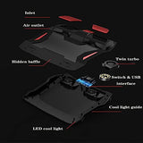 RGB Gaming Laptop Cooler Adjustable Notebook Stand 3000 RPM Powerful Air Flow Cooling Pad for 12-17 Inch Laptop