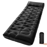 KASBAH Camping Sleeping Pad,Extra Wide 6 inch Thick Inflatable Sleeping Pads with Built-in Foot Pump and Pillow,Ultralight Camping Mat Gear for Outdoor Hiking,Camping