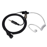 UAYESOK Waterproof Acoustic Tube Walkie Talkie Earpiece with Mic PTT Screw Thread Headset for Yaesu VX-6 VX-6R VX-7R VX-170 FT-270 Standard Horizon HX210 HX400 HX750S HX870 HX890