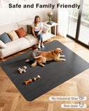 Blvornl Ultra Large Office Chair Mat for Hardwood Floor, Rolling Chair Mat for Hard Wood, Large Anti-Slip 47.2"*60" Black