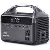 DaranEner Portable Power Station, 300W (Surge 600W) 192Wh(60,000mAh) Power Bank with 110V AC Outlet, LiFePO4 Battery for Home Emergency, Camping, Travel,& Outdoor Electronics(Option Solar Generator)