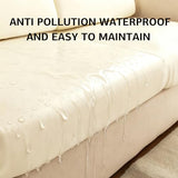 UWWGKK Waterproof Couch Covers, Stretch Couch Covers with Dirt-Resistant for Sectional Sofa,L Shape Sofa,Waterproof White Large Single Seat(1 Pcs for Large)