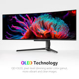 INNOCN 49" QD-OLED 5K2K 5120 x 1440P 144Hz Ultrawide Curved Monitor - 49Q1R
