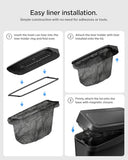 Spigen Door Pocket XL Car Trash Can [with Magnetic Lid and Waterproof