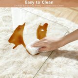 Tempered Glass Chair Mat for Carpet & Hard Floor, 46"x55" Office Chair Mat